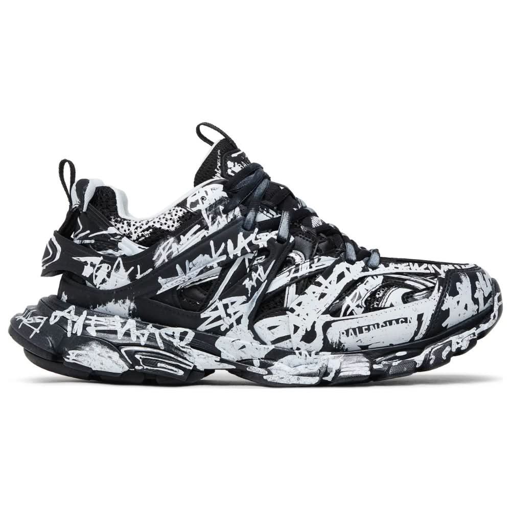 Balenciaga Track Sneaker 'Graffiti - Black White' - kickpit