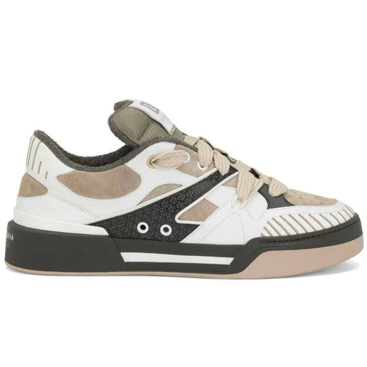 Dolce & Gabbana New Roma panelled 'white/khaki/beige' - kickpit