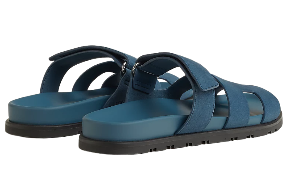 Hermes Chypre Sandal "Bleu Turquin"