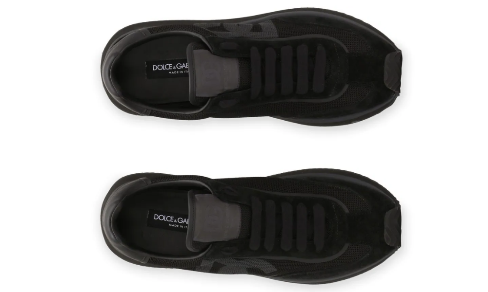 Dolce & Gabbana DG Cushion mixed-material "Black"
