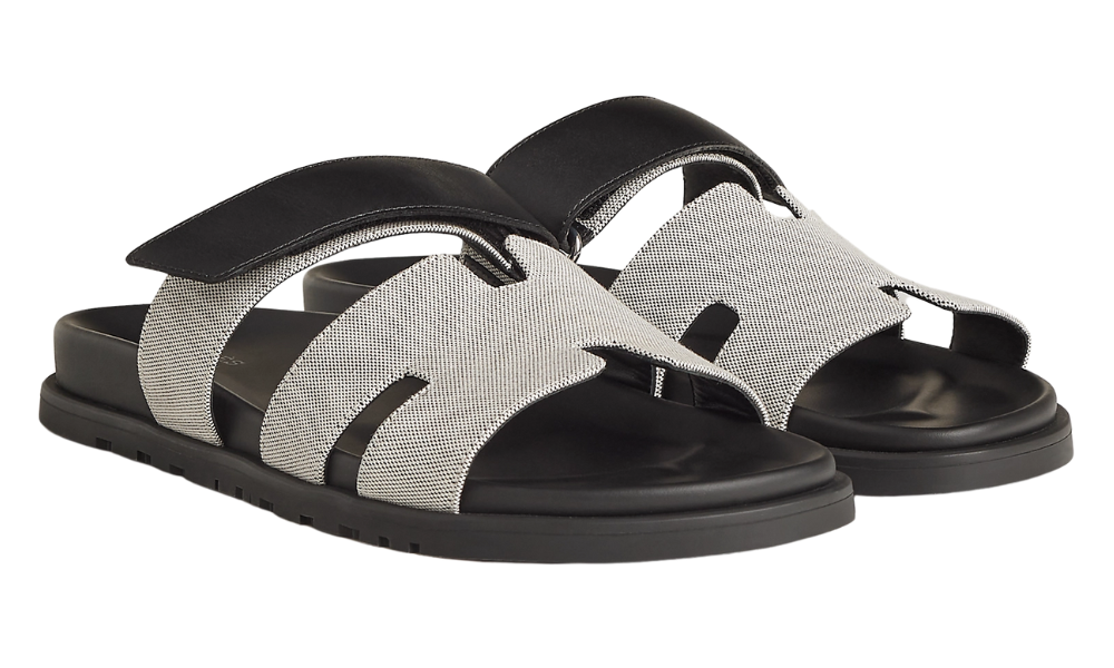 Hermes Chypre Sandal "Plum / Black"