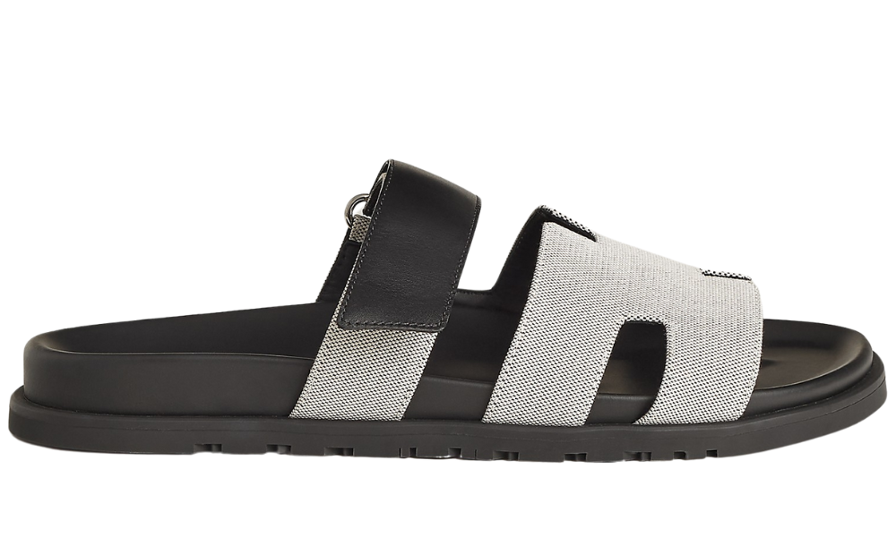 Hermes Chypre Sandal "Plum / Black"