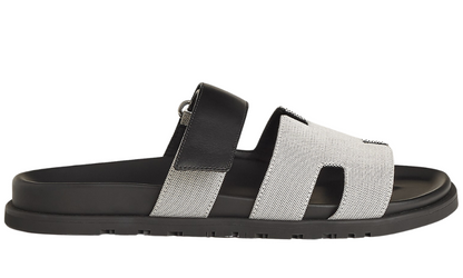 Hermes Chypre Sandal "Plum / Black"