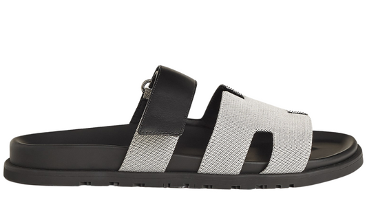 Hermes Chypre Sandal "Plum / Black"