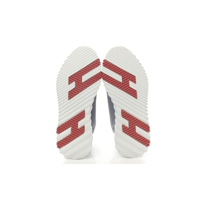 Hermès Technical Canvas Suede Goatskin Bouncing  "Gris Multicolor" - kickpit