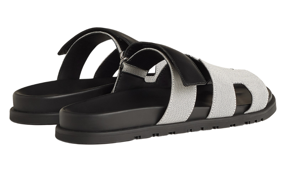 Hermes Chypre Sandal "Plum / Black"