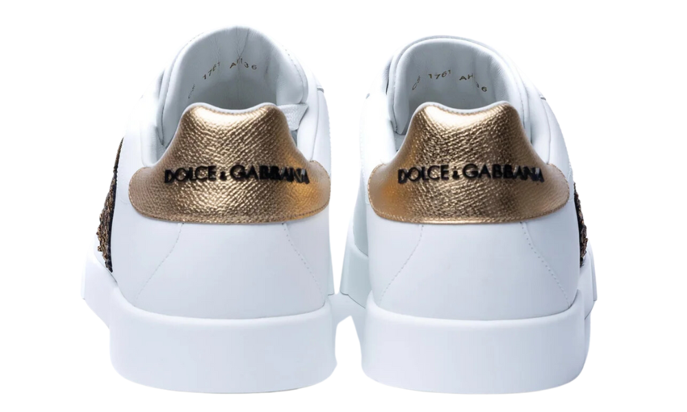 DOLCE & GABBANA  Patch-Embellished Sneakers