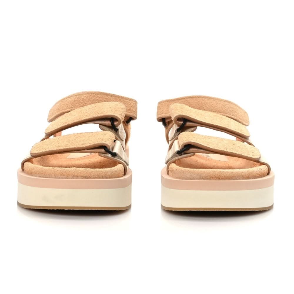 CHANEL Suede Calfskin Velcro "Beige" - kickpit