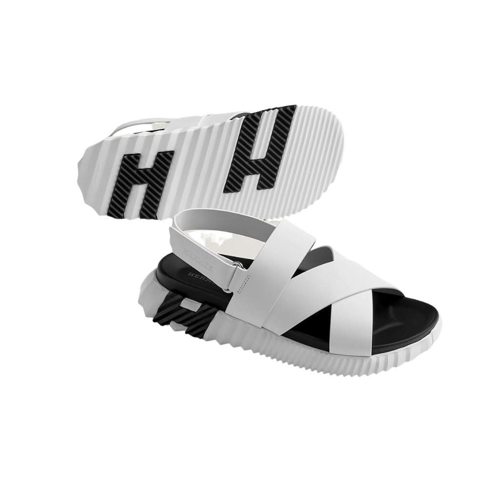 Hermes Electric sandal "White" - kickpit