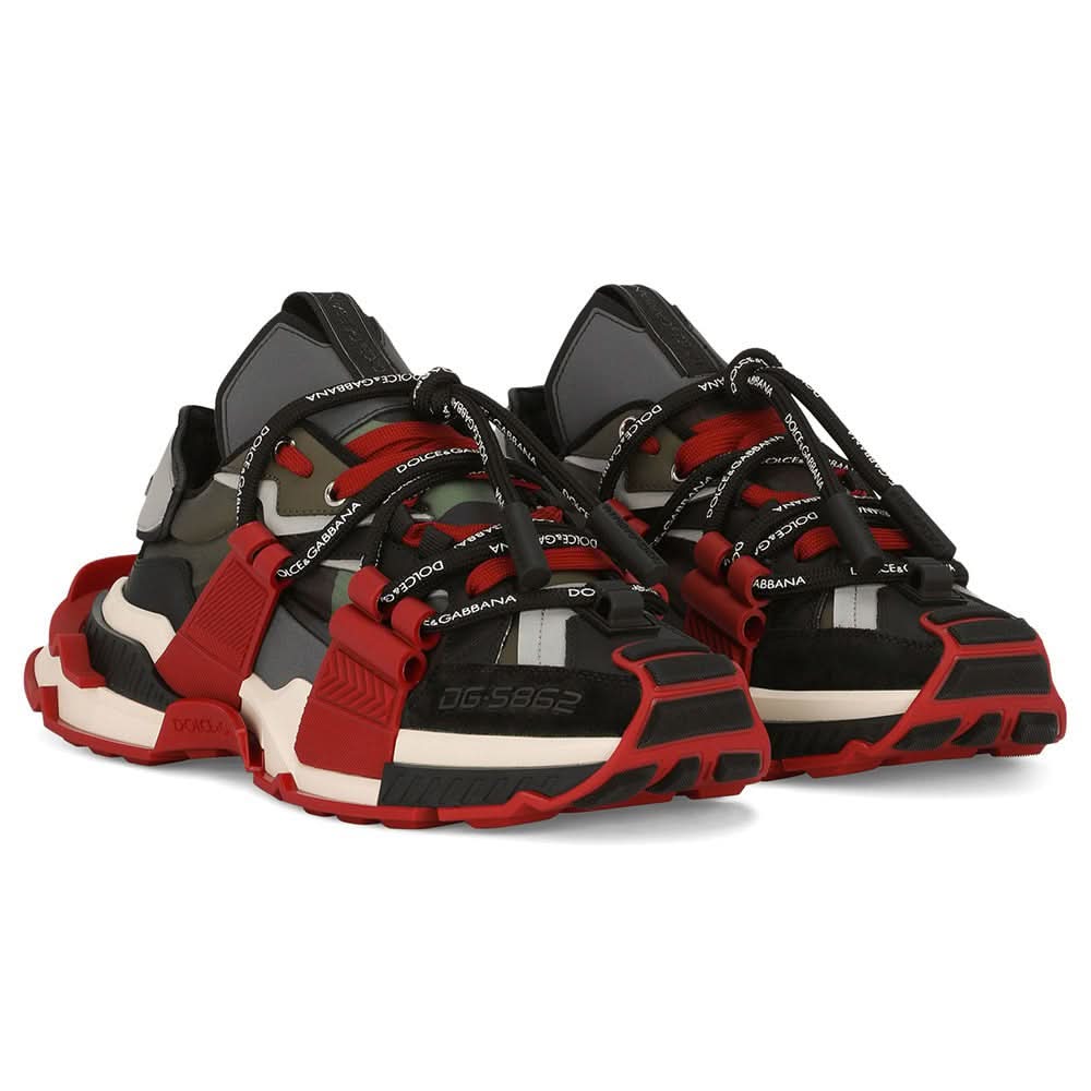 Dolce & Gabbana Space panelled low-top sneakers - kickpit