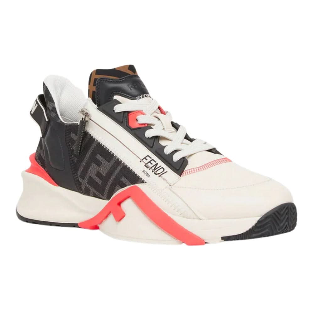 Fendi  Flow Runner Lunar New Year Capsule White Low Top Trainers - kickpit