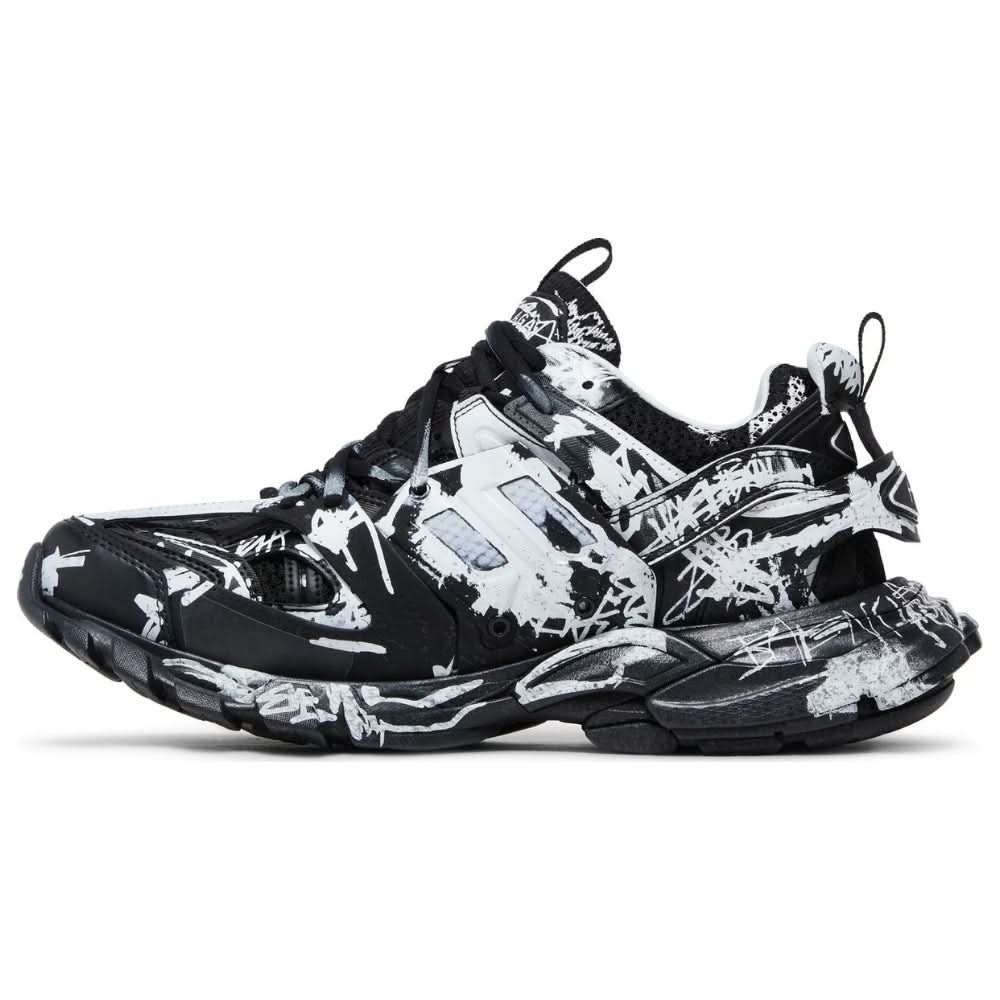 Balenciaga Track Sneaker 'Graffiti - Black White' - kickpit