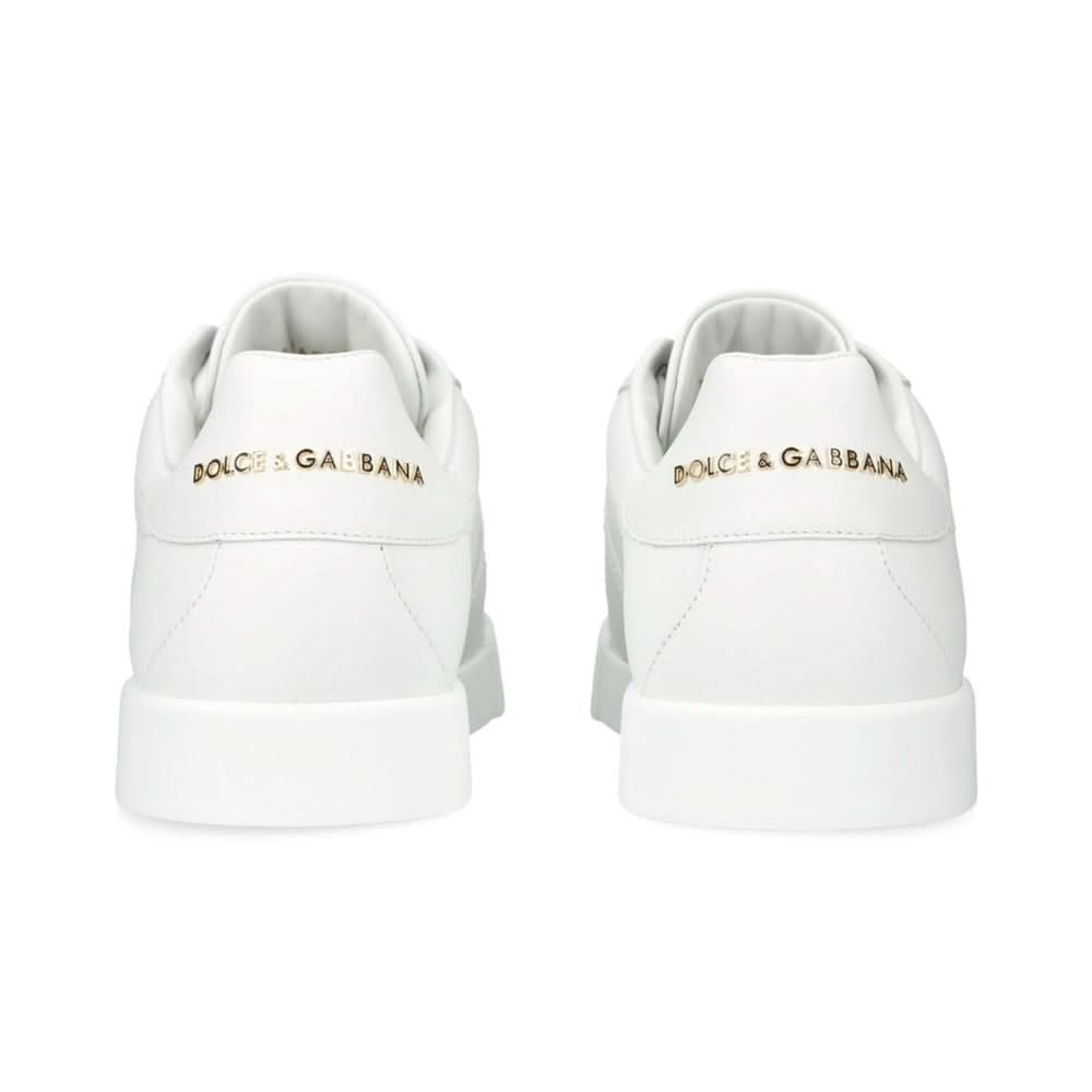 DOLCE & GABBANA  Leather Portofino Buckle "White" - kickpit
