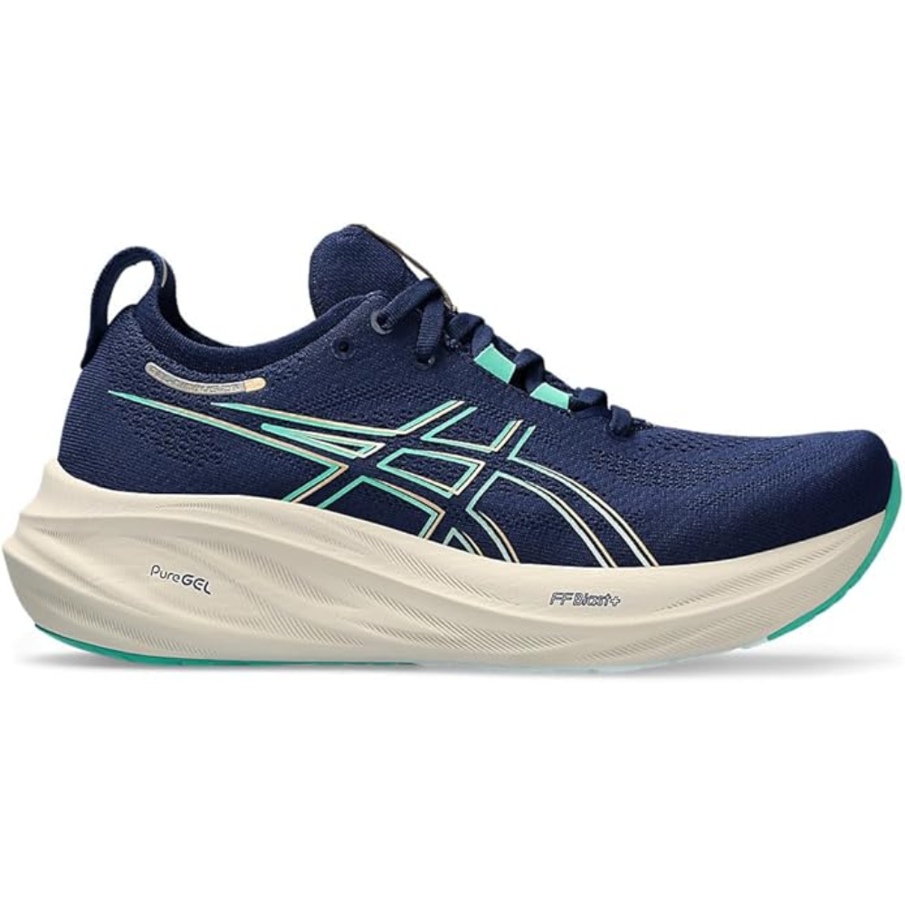 Asics Gel Nimbus 26 Wide 'French Blue Electric Lime'
