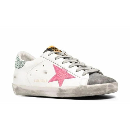 Golden Goose Wmns Superstar 'White Light Gray Pink' - kickpit