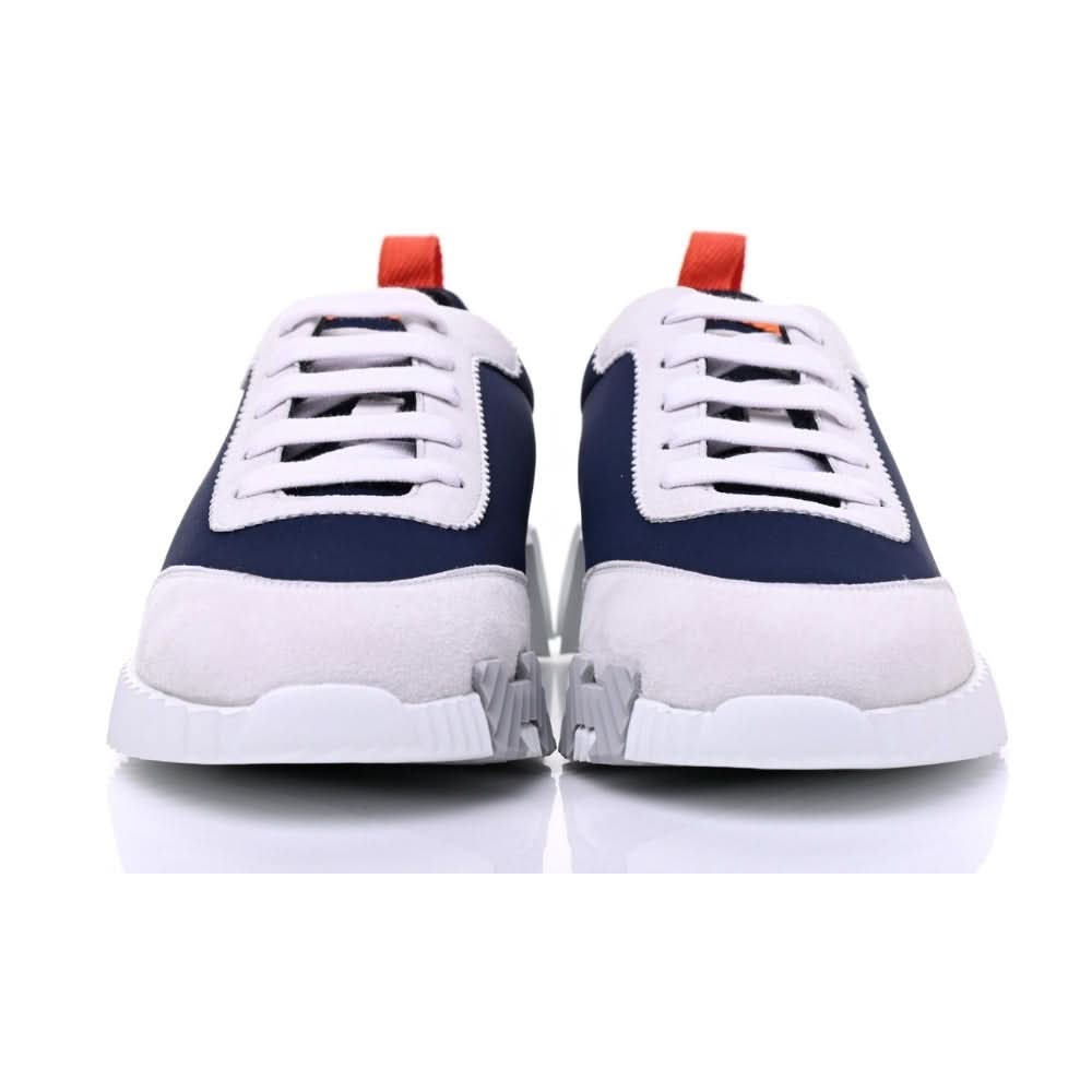 Hermès Suede and Nylon Boucning "Navy Blue/Grey" - kickpit