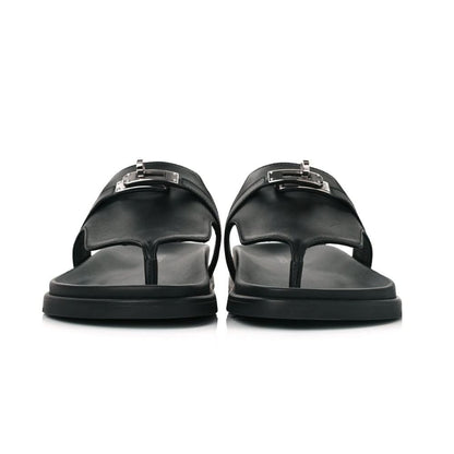 HERMES Empire sandal "Black" - kickpit