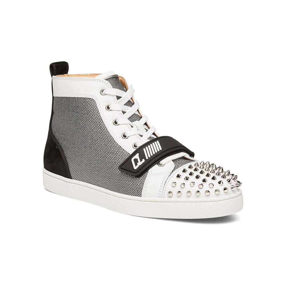 Christian Louboutin High Tops | Lou Spikes Vs Flat Multi - kickpit