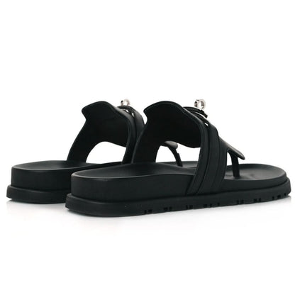 HERMES Empire sandal "Black" - kickpit