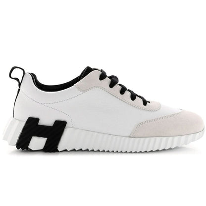 Hermès Pre-Owned Bouncing sneakers "White Beige black" - kickpit