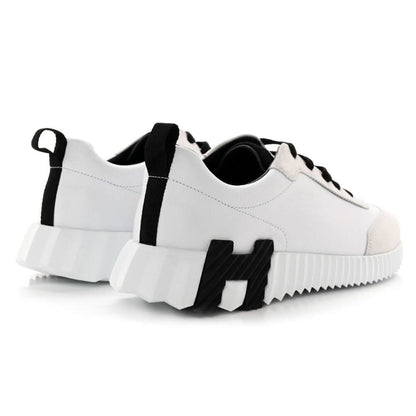 Hermès Pre-Owned Bouncing sneakers "White Beige black" - kickpit