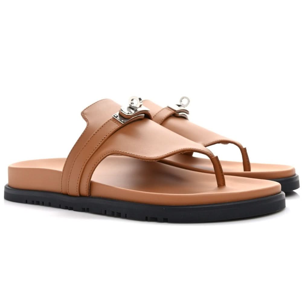 HERMES Empire sandal "Naturel" - kickpit