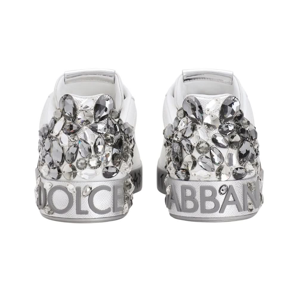 DOLCE & GABBANA  White ‘Portofino’ Sneakers - kickpit