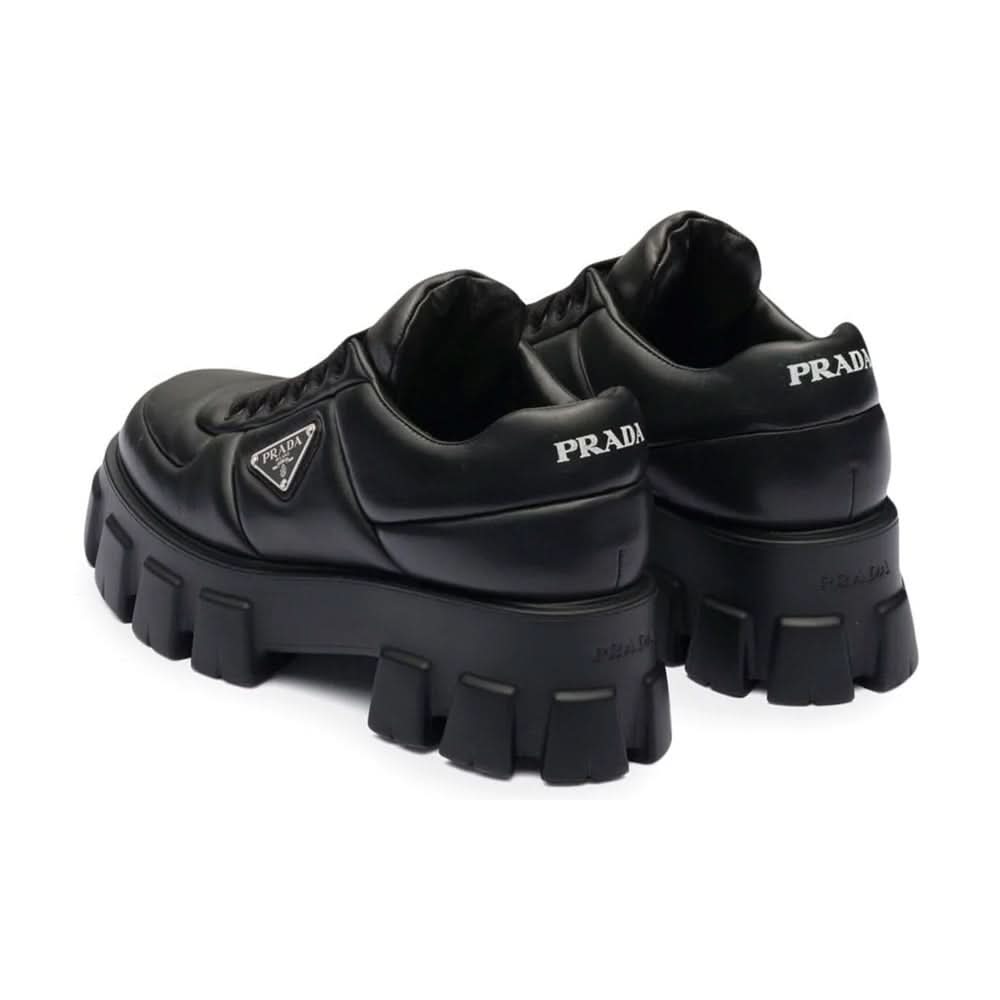 Prada Soft 55mm leather lace-up shoes - kickpit
