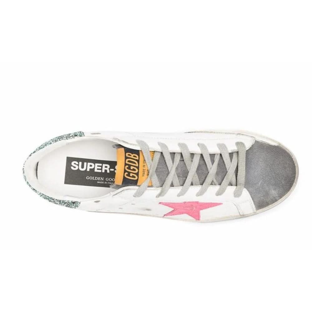 Golden Goose Wmns Superstar 'White Light Gray Pink' - kickpit