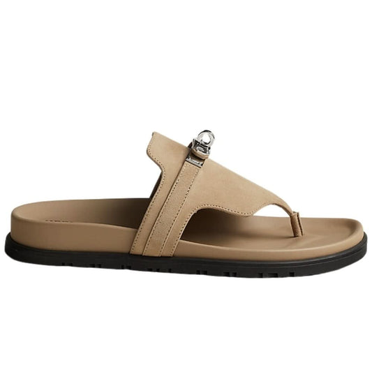 HERMES Empire sandal "Beige Argile" - kickpit