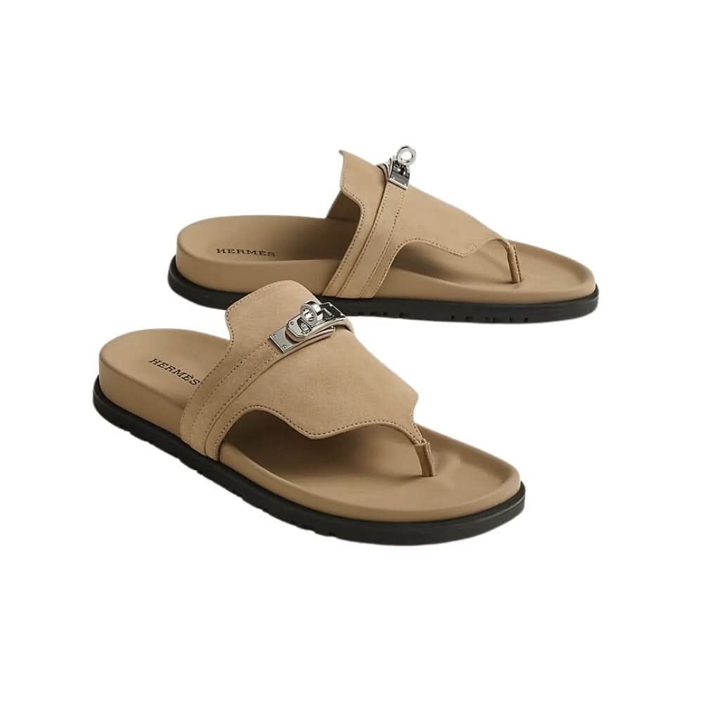 HERMES Empire sandal "Beige Argile" - kickpit