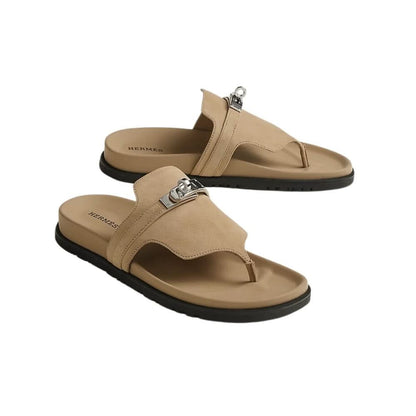 HERMES Empire sandal "Beige Argile" - kickpit