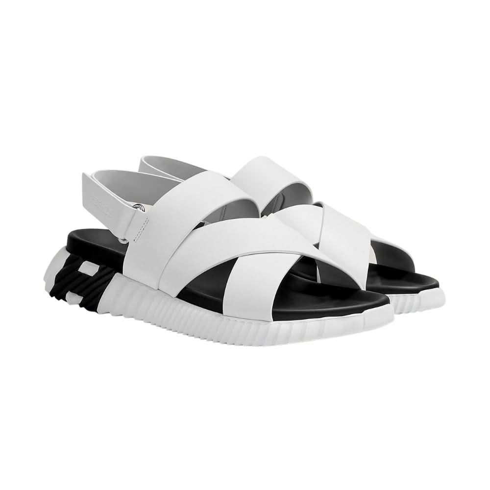 Hermes Electric sandal "White" - kickpit