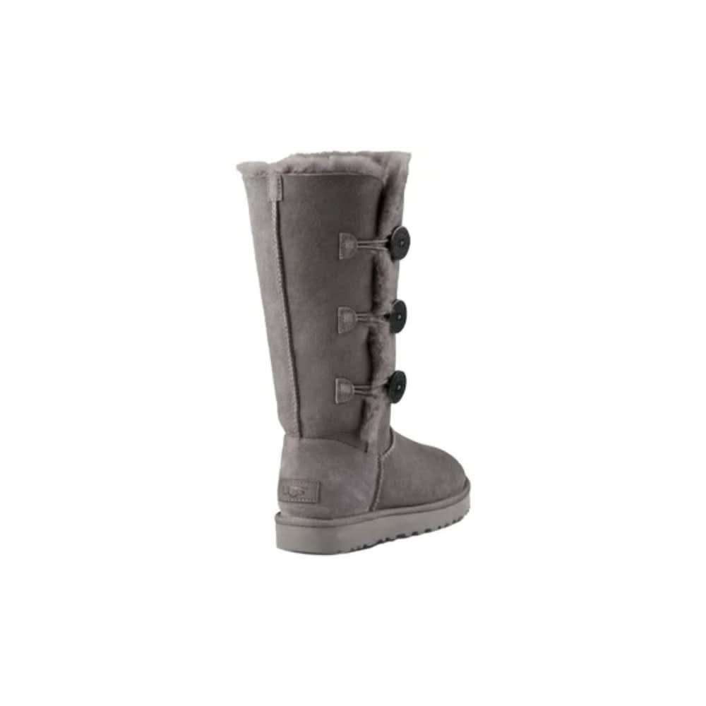 UGG Bailey Button Triplet II Chestnut Boots 'Grey' - kickpit