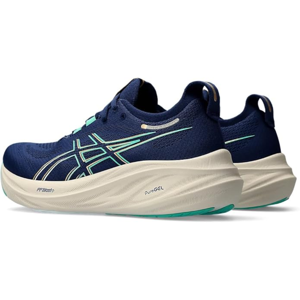 Asics Gel Nimbus 26 Wide 'French Blue Electric Lime'