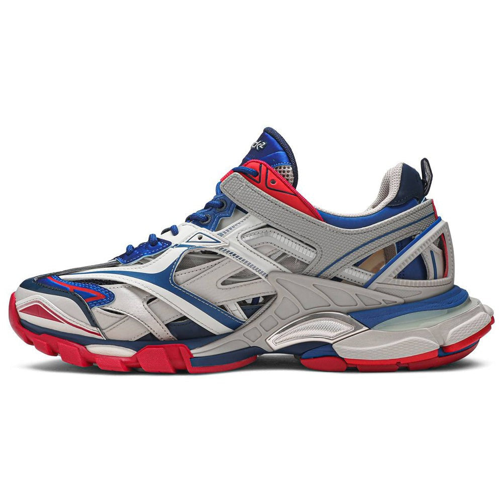 Balenciaga Men's Beige And Blue Track 2 - kickpit