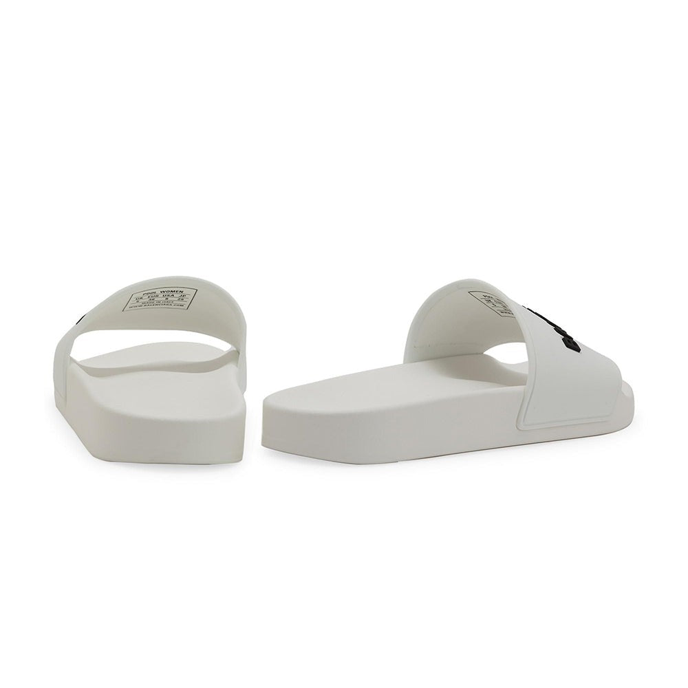 Balenciaga - Logo Rubber Slides - kickpit