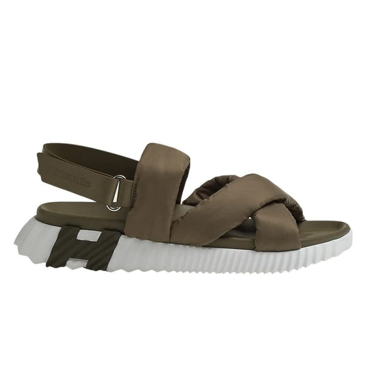 Hermes Electric sandal "Tundra Green" - kickpit