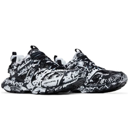 Balenciaga Track Sneaker 'Graffiti - Black White' - kickpit