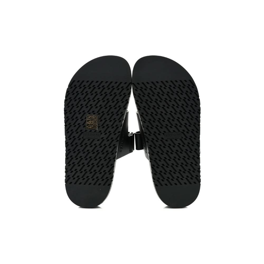 HERMÈS PRE-LOVED Chypre Sandals "Black" - kickpit