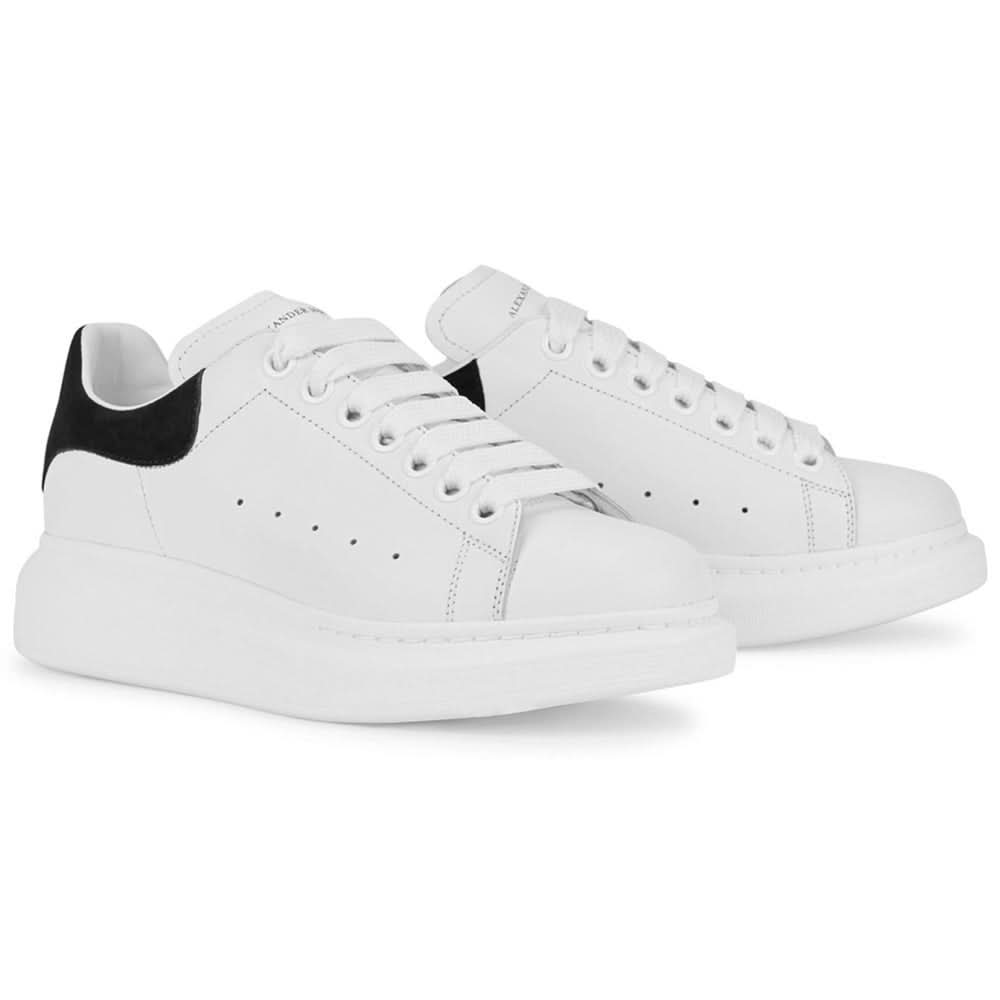 Alexander McQueen oversized sole sneakers "Black - White" - kickpit