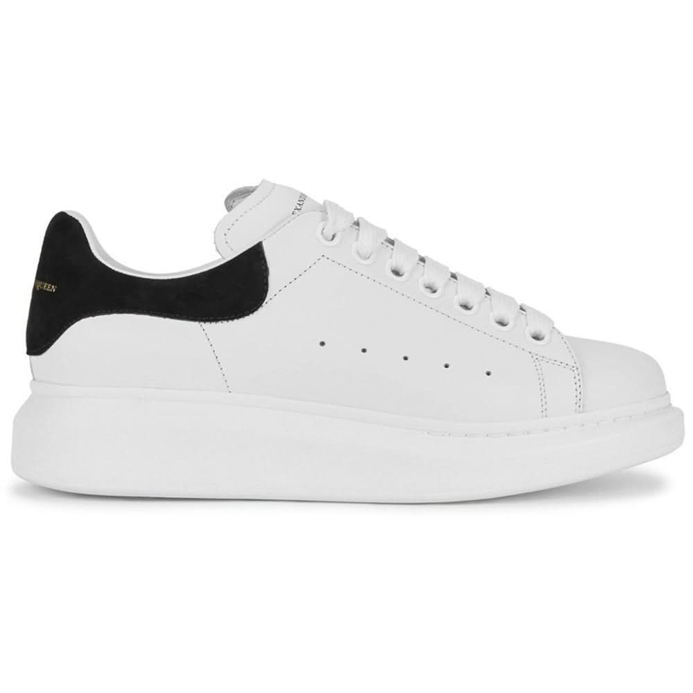 Alexander McQueen oversized sole sneakers "Black - White" - kickpit