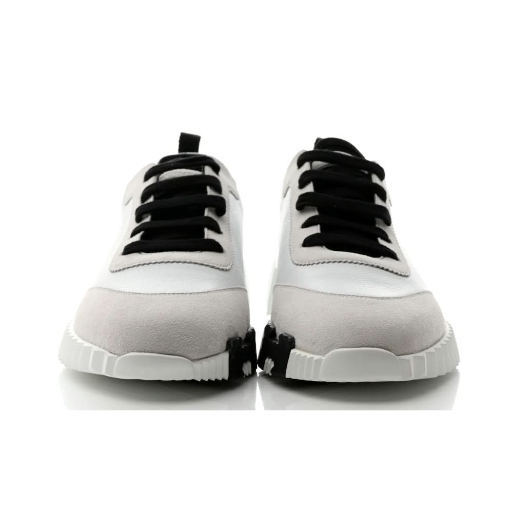 Hermès Pre-Owned Bouncing sneakers "White Beige black" - kickpit