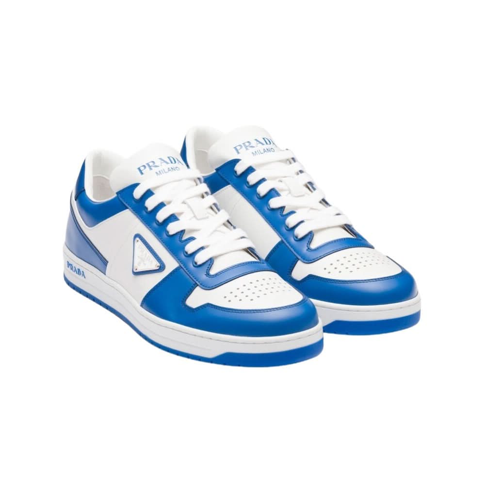 Prada Downtown Leather 'White Cobalt' - kickpit