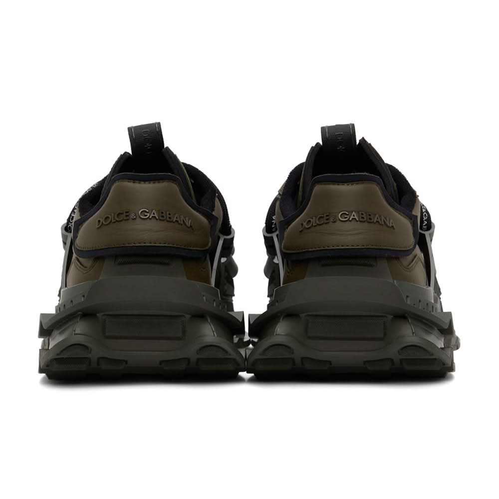 Dolce & Gabbana Khaki Space Low-Top Sneakers - kickpit