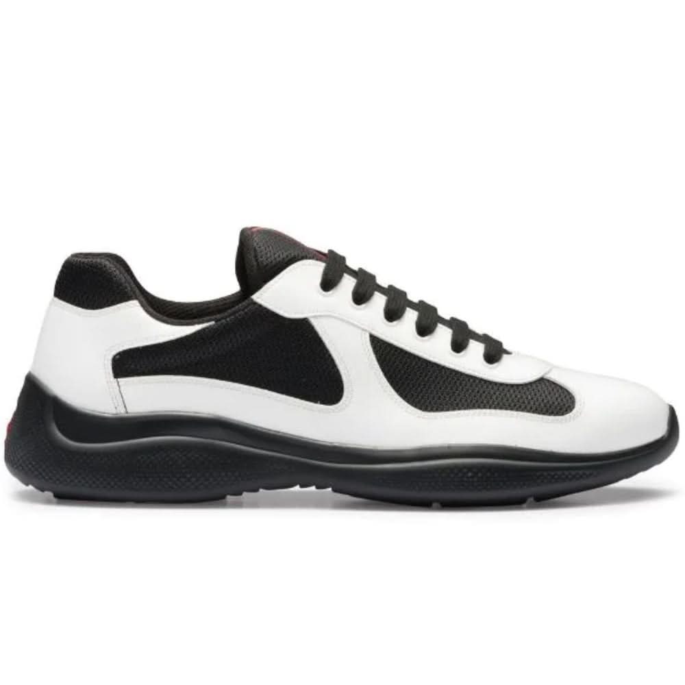 Prada  America's Cup Patent Leather "White / Black" - kickpit