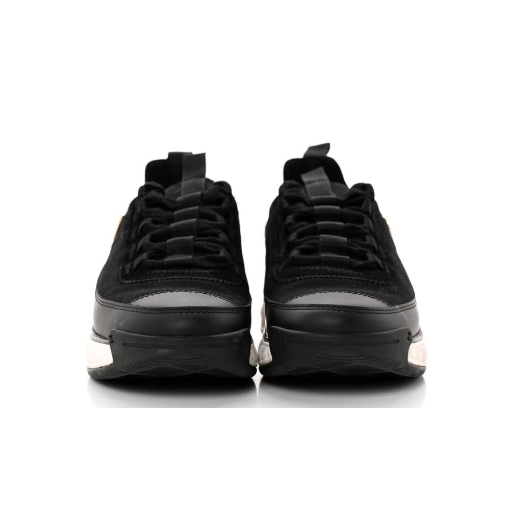 Chanel Velvet Calfskin & Mixed Fibers Sneaker 'Black' - kickpit