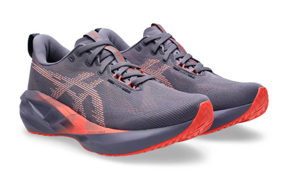 Asics Novablast 5  'Greyish Purple/Coral Reef'