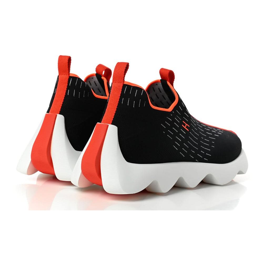 HERMES Technical Canvas Goatskin Mens Eclair Sneaker - kickpit