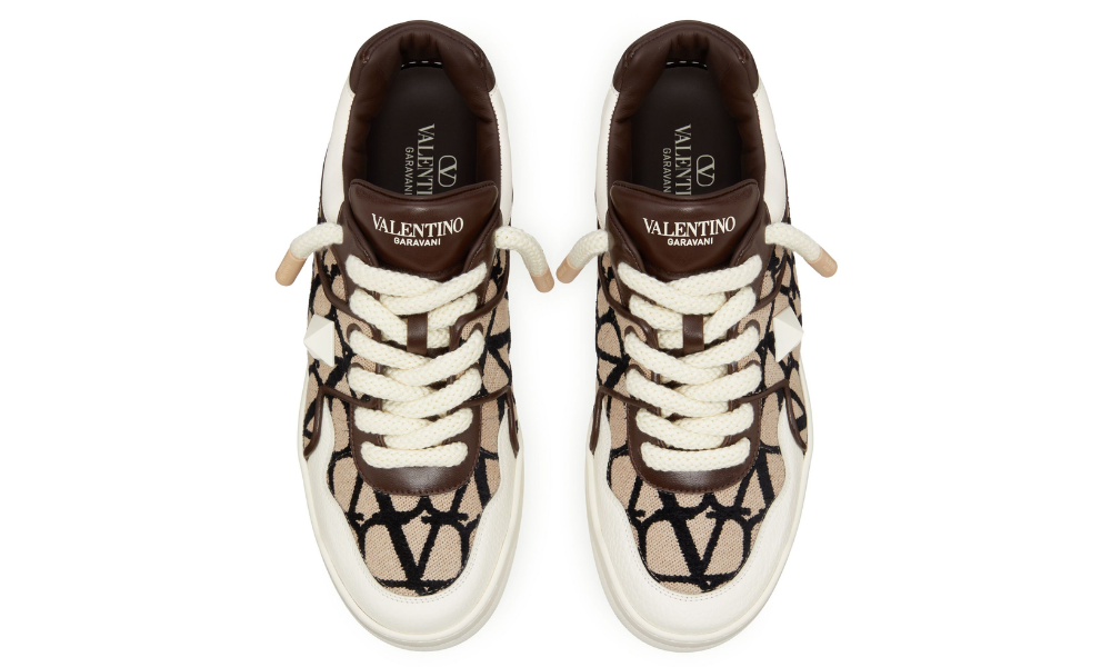 Valentino  Garavani One Stud XL low-top Sneakers "Beige"